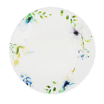 MILLIMI Шабер Тарелка подстановочная, опаловое стекло, 24см