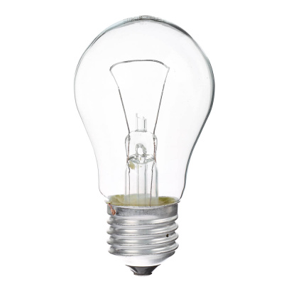 Лампа накаливания с прозрачной колбой Е27 95Вт Эра, 230В, в гофре