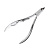 ЮНИLOOK Кусачки маникюрные для кутикулы с одинарной пружиной, длина лезвий 5мм, сталь, 10см, #8715