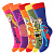 BY Русские Супергерои Носки р. 23-25, 65% хлопок, 25% полиэстер, 10% спандекс, разноцветные