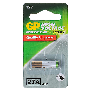 Батарейка 27А GP 1шт в блистере
