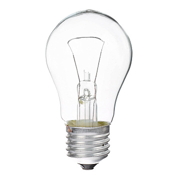 Лампа накаливания с прозрачной колбой Е27 95Вт Эра, 230В, в гофре