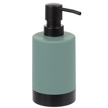 Дозатор жидкого мыла GUL, серо-зелёный, пластик, SWP-2401-GRN-01