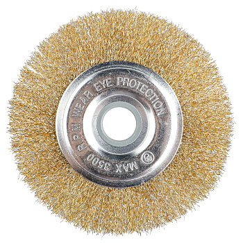 ЕРМАК Щетка металл. для УШМ 150мм/22мм, плоская