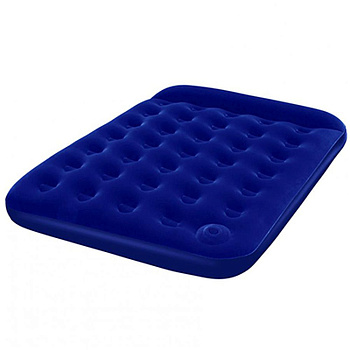 BESTWAY Матрас надувной EASY INFLATE с подголовником, встр.ножн.насос, 191x137x22см, до 300кг, 67225