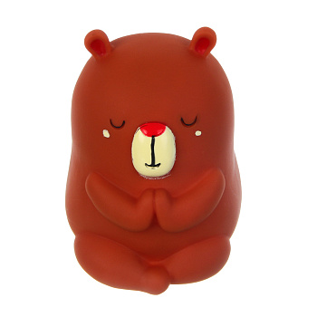 Игрушка для собак VETTA мишка, ПВХ, 10 см