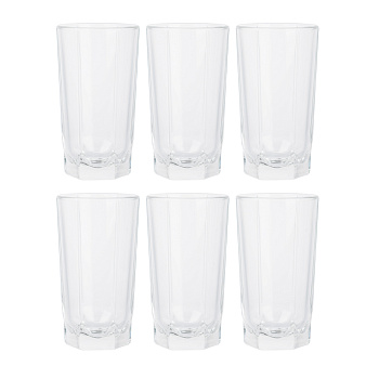 ОСЗ Стиль Набор стаканов высоких 6шт 280мл, стекло