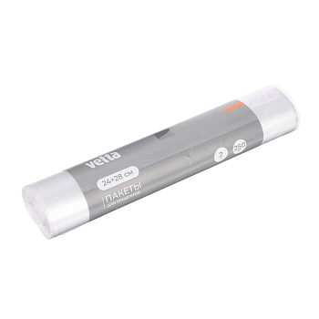 Пакеты для продуктов тм VETTA, 24х28см (2л), 6мкм, полиэтилен, 250шт