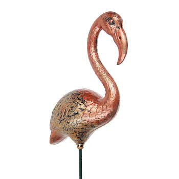 Фигурка на стержне "Фламинго" тм INBLOOM, 15х5х60см, пластик, металл