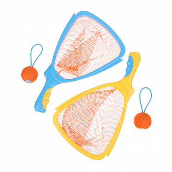 SILAPRO Набор ракеток 30х19см, мяч 4.5см, PP, EVA, нейлон