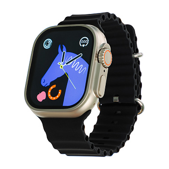 Смарт-часы BY Space Ultra watch, IP65, BT5.0, 200 мАч, 2.01", металл, черный