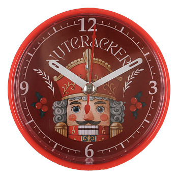 Будильник кварц d=8см