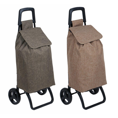 Тележка c сумкой, до 30кг тм VETTA, 95х41х33см, сумка 36,5х23х57см, 45л, оксфорд 300D, колесо d17см