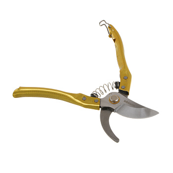 Секатор плоскостной тм INBLOOM с дополнительной пружиной, 21см, марганцевая сталь 65М