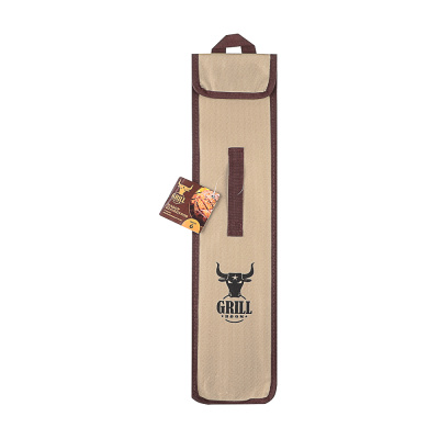 GRILLBOOM Набор шампуров 6шт, нерж.сталь, 45см, в чехле