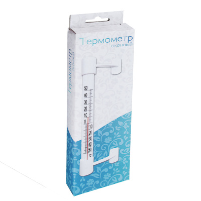 Термометр оконный Липучка, пластик