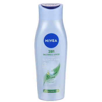 Шампунь+бальзам для волос Nivea Экспресс-уход 2в1, 250мл
