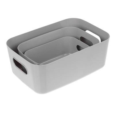 Контейнер для хранения 200х153х72мм полипропилен цвет белый