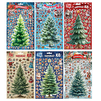 Наклейки объемные 170*290 Наряжай-КА