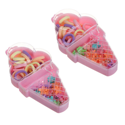 Набор детских резинок и крабиков BY Русские супергерои в футляре, полиэстер, пластик