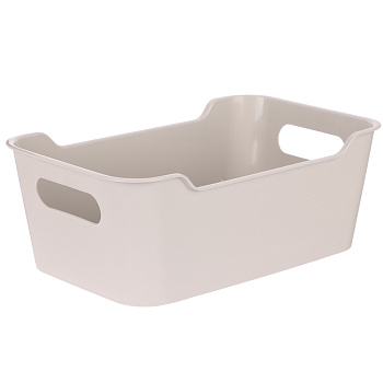 Корзинка универсальная "Mango" 4,1л. 290х180х105мм (светло-серый)