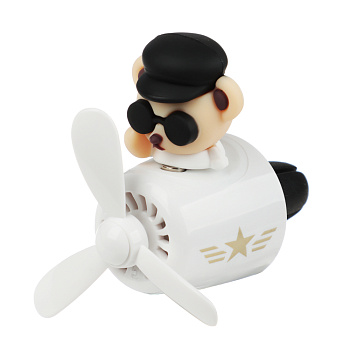 NEW GALAXY Ароматизатор в форме Медведя, белый, 2,4 гр., ocean