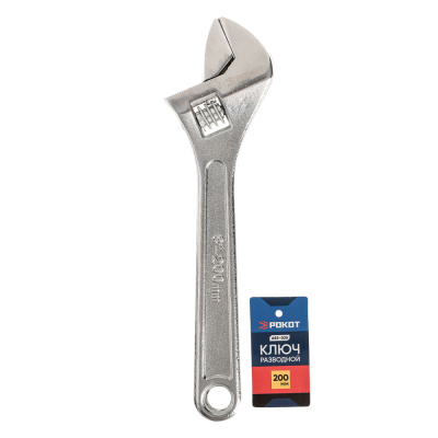 РОКОТ Ключ разводной 200мм