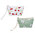 Косметичка трапеция тм ЮL Printemps 22x14,5x6,5 см, ПВХ, 2 дизайна