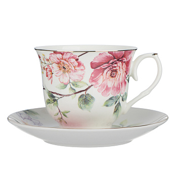 Набор чайный 2 пр., 225мл, MILLIMI, Сакура, фарфор