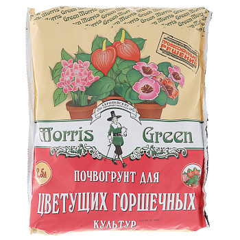 Грунт для цветущих горшечных культур тм Мorris Green 2,5л