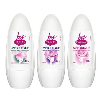 Антиперспирант шариковый MELODIQUE By CAMAY, п/б, 50 мл