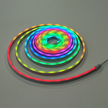 Лента светодиодная BY 5В, 5м, неоновая aRGB USB с пультом управления и блоком питания