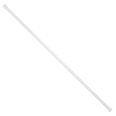 Карниз для шторы в ванную тм VETTA, 2м, телескопический, алюминий, белый