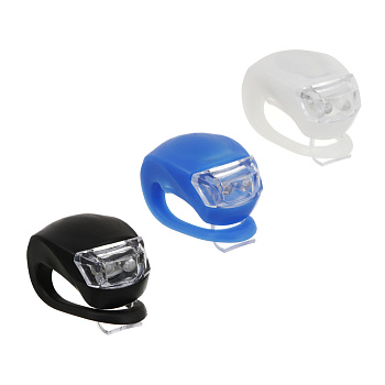 Фонарь велосипедный "мини", тм BY SPORT, 3 режима, 2хCR2032L, 3 цвета