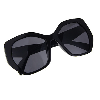 GALANTE Очки солнцезащитные, пластик, 137x51мм, черные