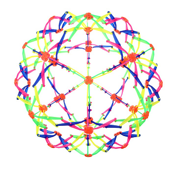 Игрушка в виде шара-трансформера, PP, 14см, разноцветная