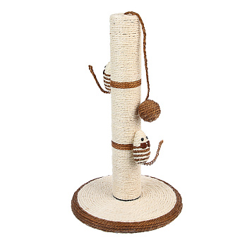 VETTA Когтеточка для домашних животных, бамбук, сизаль, 24х40 см, мышки