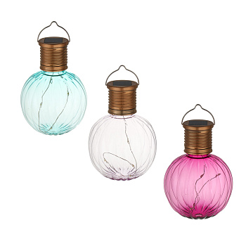 Светильник сад. на солн. батарее тм INBLOOM, 8.5х13.5см, 4LED, шампань, 40mAh Button cell, 1реж., PP