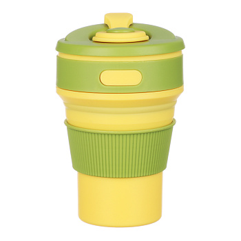 VETTA Стакан складной с крышкой, 12,7х8,8см, силикон, полипропилен