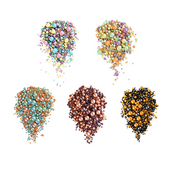 Драже зерновое в цветной кондитерской глазури 20гр, 5 видов