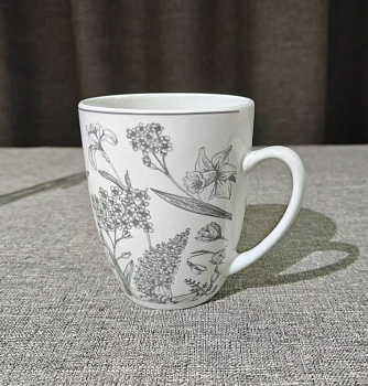 Кружка 350мл, тм MILLIMI, Мидоу, фарфор