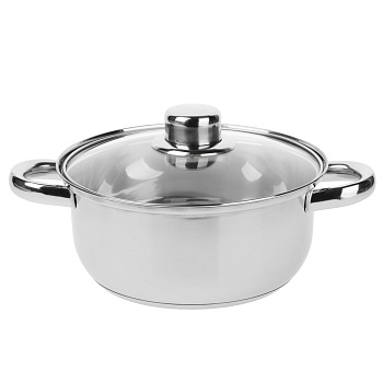 Джерси Кастрюля с крышкой 1,7л, 18х9,0см