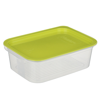 Контейнер пищевой прямоугольный 1,1л с паровыпуском и мерной шкалой, пластик