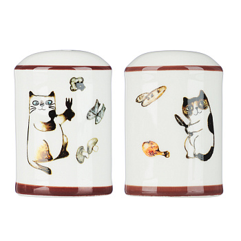 Набор для специй 4,5х4,5х7см, тм MILLIMI Котовасия, керамика