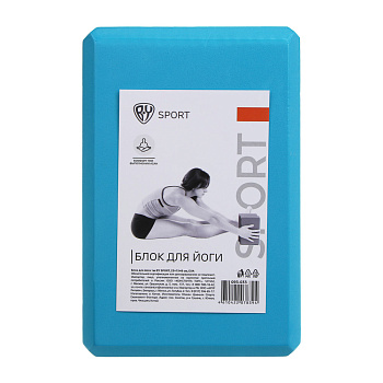Блок для йоги тм BY SPORT, 23х15х8см, ЭВА