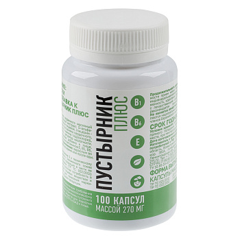 БАД "Пустырник Плюс" Мирролла, 270 мг, 100капс