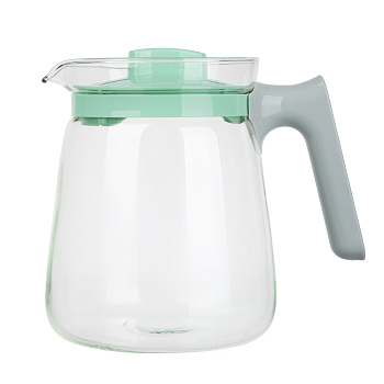 Кувшин с пластиковой крышкой тм MILLIMI, 2000мл, стекло