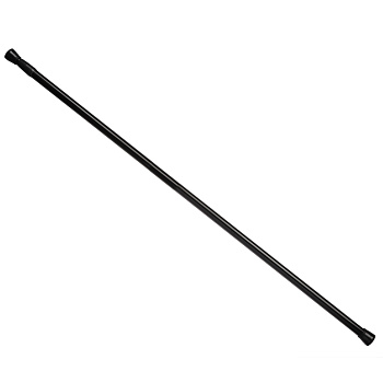 Карниз для шторы в ванную тм VETTA, 2м, телескопический, алюминий, чёрный