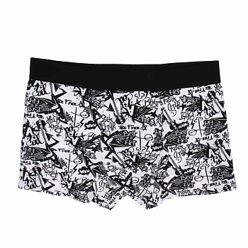 GALANTE Трусы-боксеры мужские с рисунком, р.50, 95% хлопок, 5% спандекс, разноцветные, НБ25-1