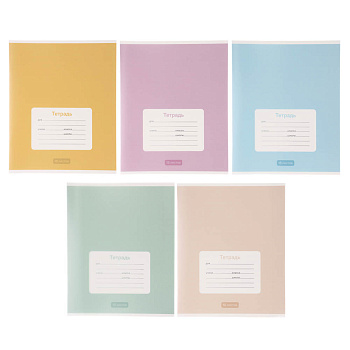 Тетрадь школьная 18л. ClipStudio в линейку, БЕЛЫЕ ЛИСТЫ, скрепка, обложка пластик